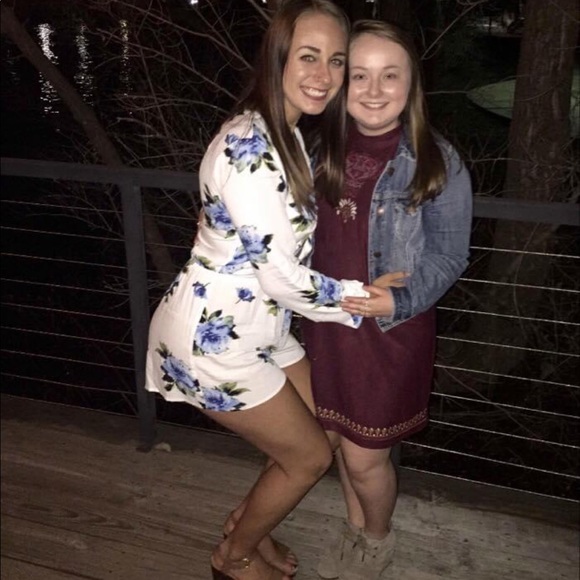 Suede Maroon Dress - Picture 6 of 6